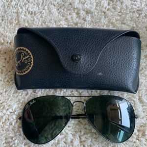 RayBan Black Aviators